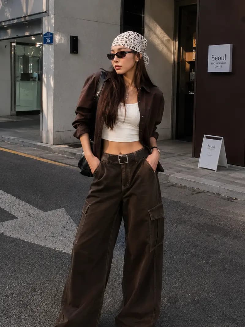 Washed Barrel Leg Jeans