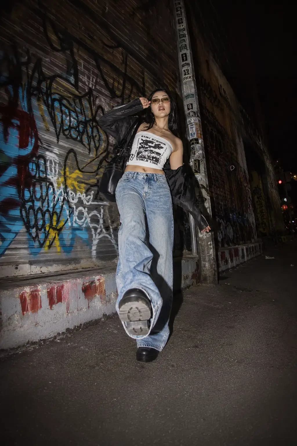 Light blue straight Jeans